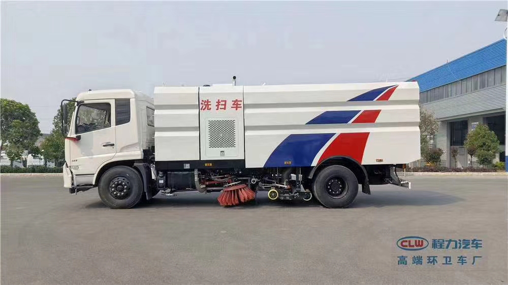 东风天锦16方市政道路扫路-洗扫车详细配置-程力集团洗扫车生产厂家 东风天锦16方市政道路扫路-洗扫车详细配置-程力集团洗扫车生产厂家